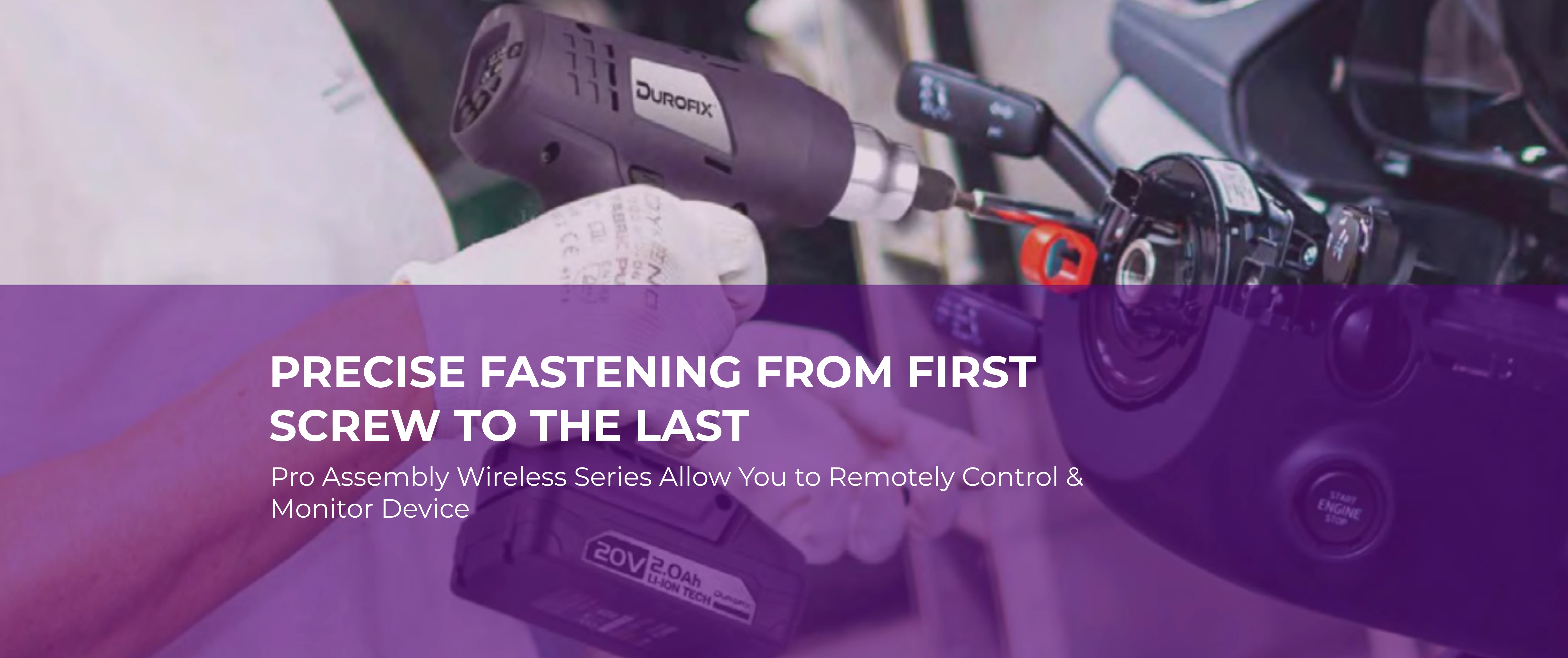 PRECISE FASTENING FROM FIRST SCREW TO THE LAST